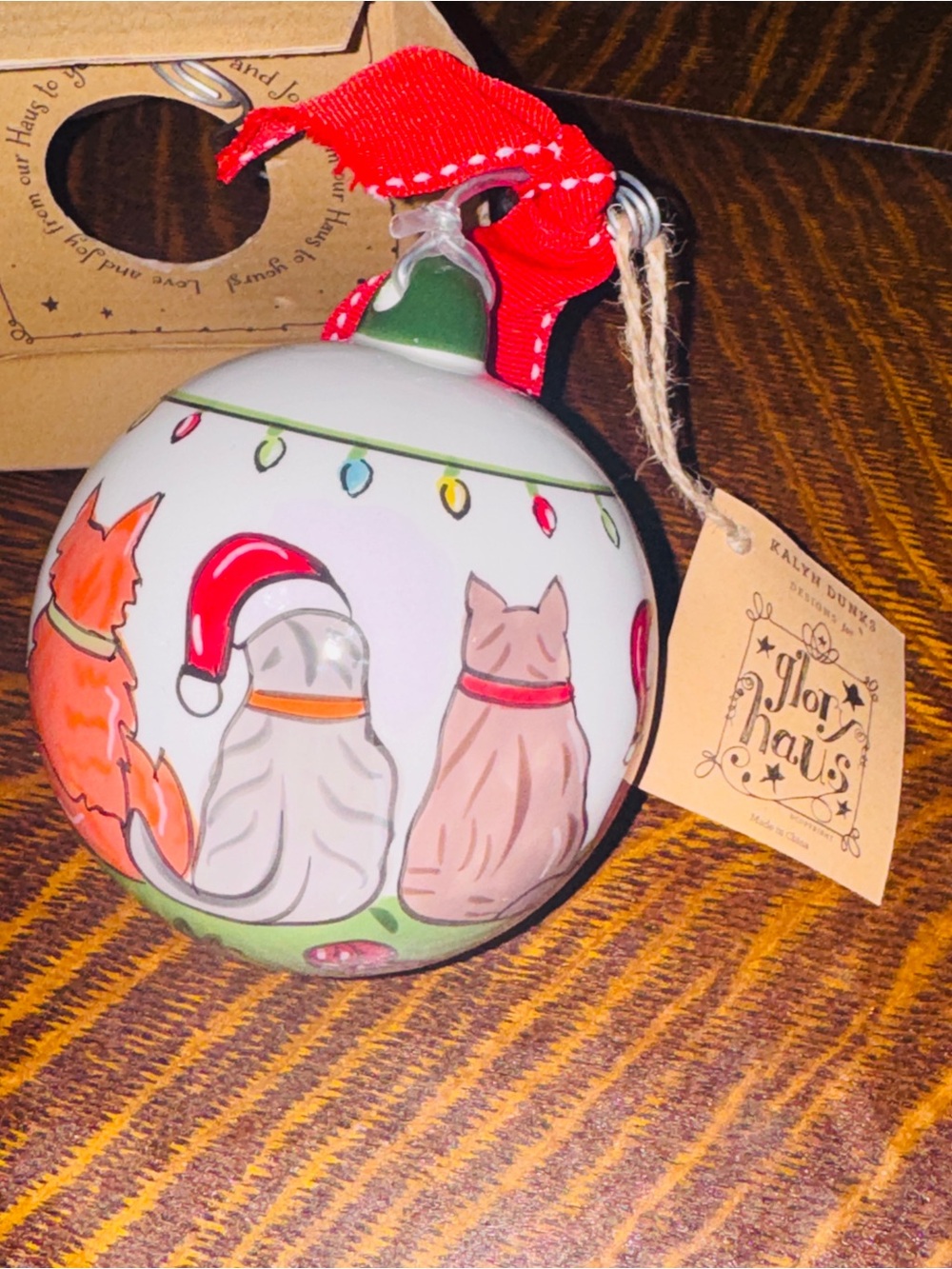 GLORY HAUS “CAT” Ornament…
